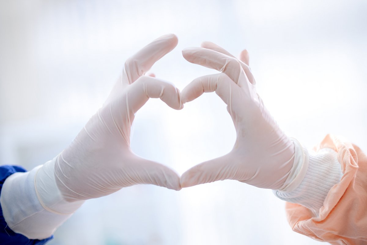 Heart surgery - hands